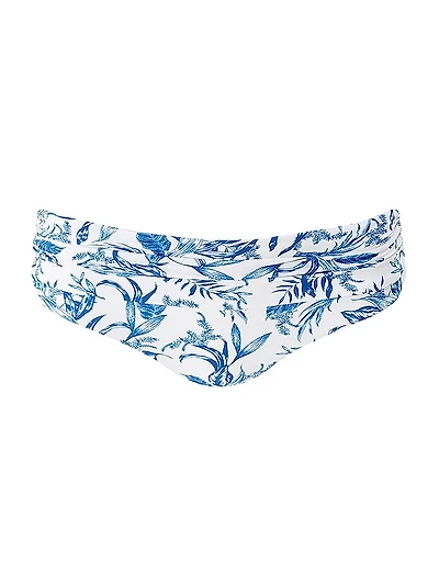 Bel Air Botanical Ruched Bikini Bottom