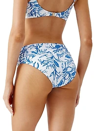 Bel Air Botanical Ruched Bikini Bottom