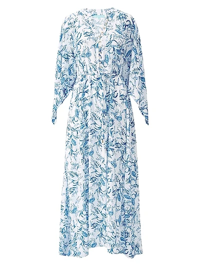 Edith Botanical Maxi Caftan