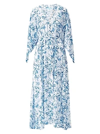 Edith Botanical Maxi Caftan