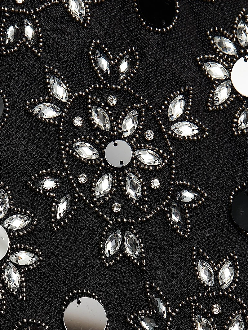 Lauriane Embellished Midi-Dress