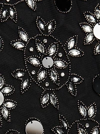 Lauriane Embellished Midi-Dress