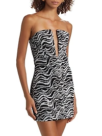 Caitrin Strapless Minidress
