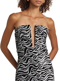 Caitrin Strapless Minidress