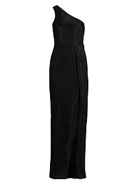 Elaine One-Shoulder Gown