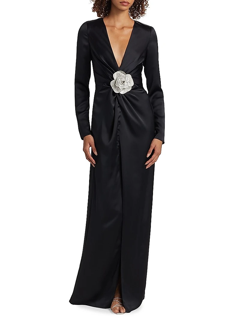 Daryl V-Neck Gown