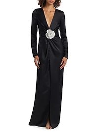 Daryl V-Neck Gown