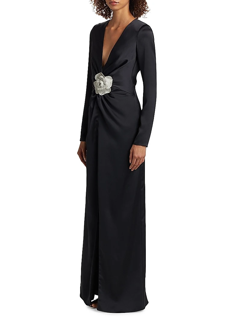 Daryl V-Neck Gown