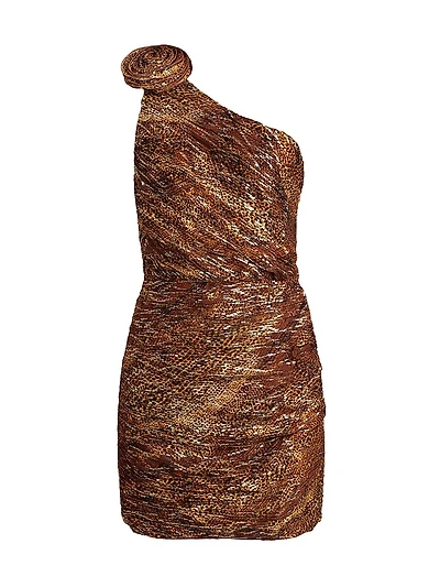 Margarita One-Shoulder Minidress