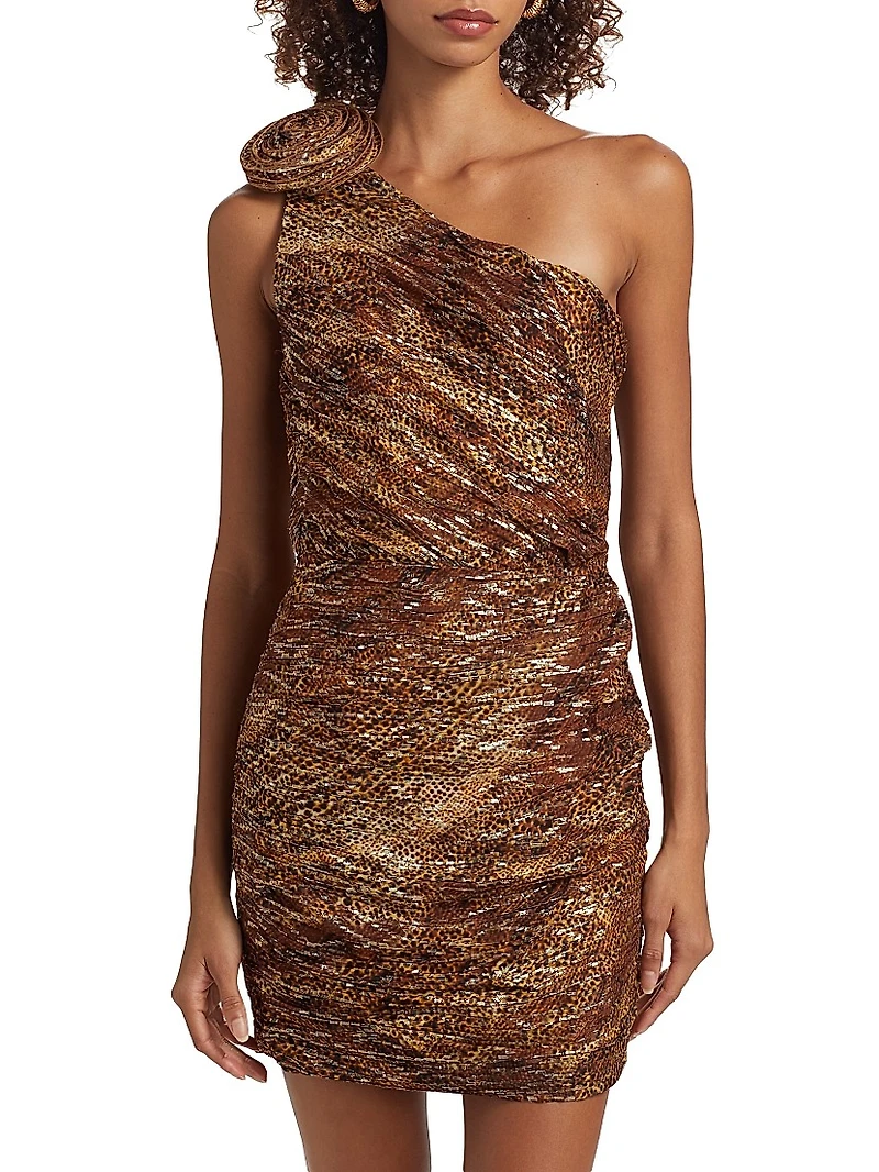 Margarita One-Shoulder Minidress