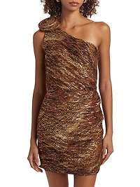 Margarita One-Shoulder Minidress