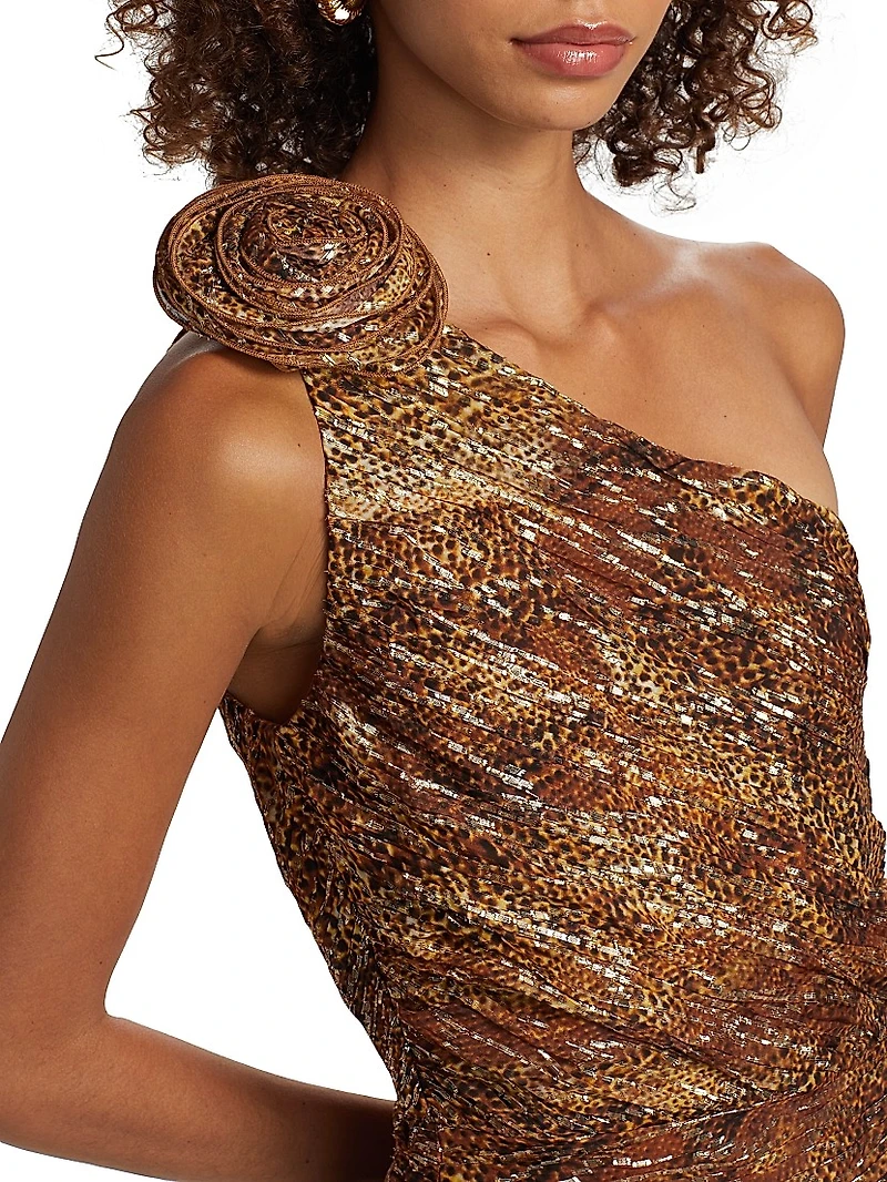 Margarita One-Shoulder Minidress