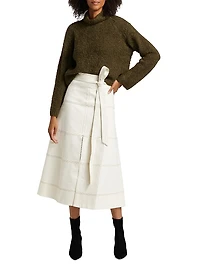 Loxley Alpaca-Blend Turtleneck Top