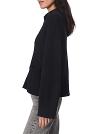 Danica Wool & Cashmere Polo Sweater