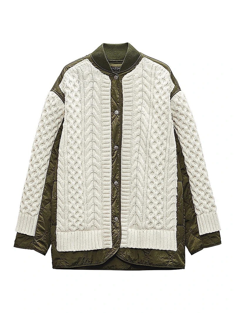 Winnie Mixed Media Jacket