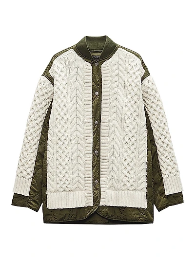 Winnie Mixed Media Jacket