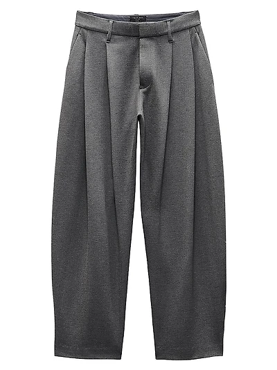 Cecily Pleated Wide-Leg Pants