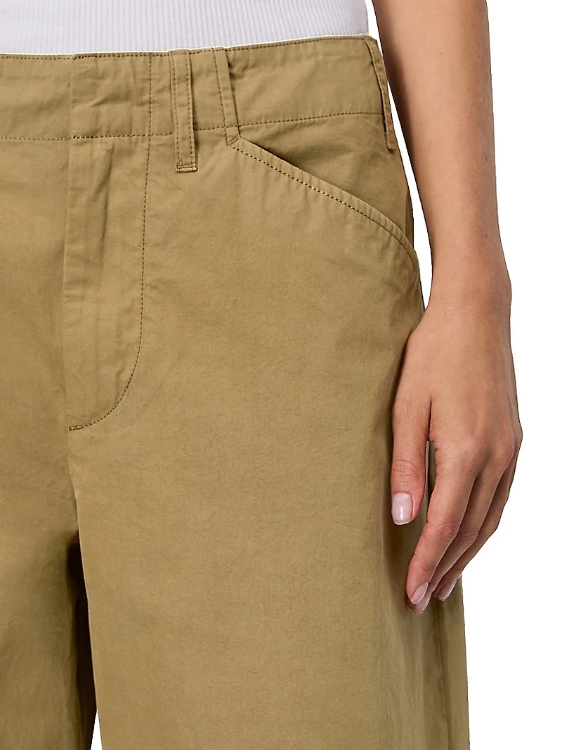 Banks Wide-Leg Cotton Pants