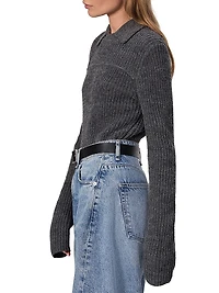 Madix Ribbed Wool & Alpaca Polo