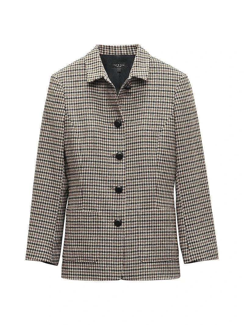 Drew Italian Houndstooth Blazer
