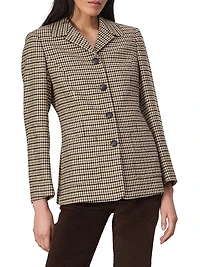 Drew Italian Houndstooth Blazer