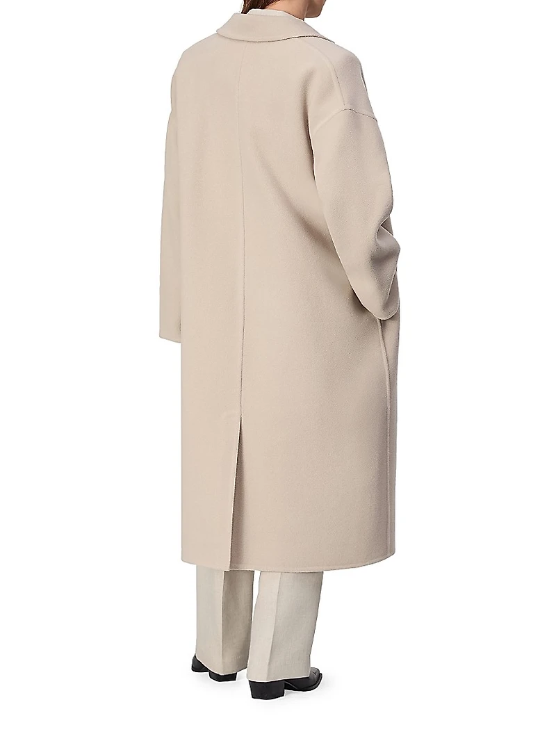 Thea Wool Double-Breasted Coat