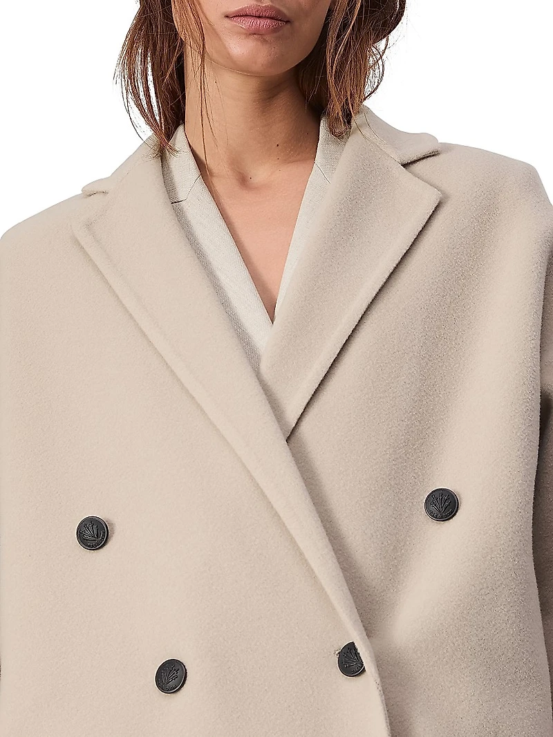 Thea Wool Double-Breasted Coat