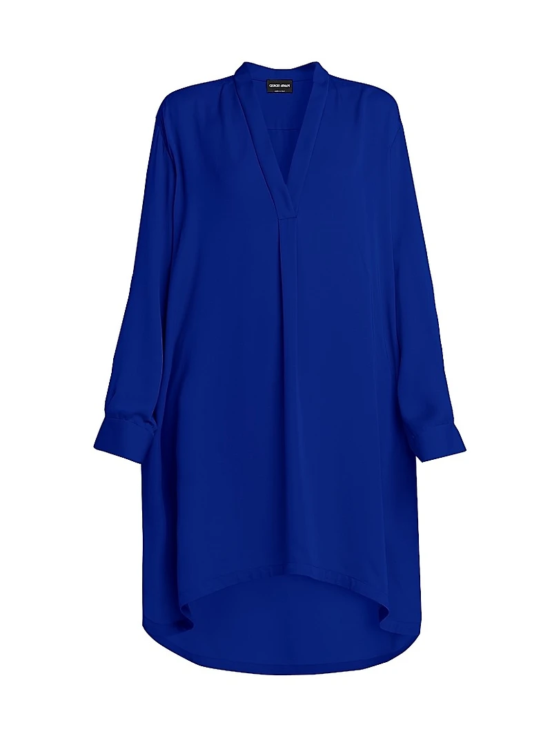 Silk Georgette Tunic Blouse