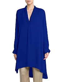 Silk Georgette Tunic Blouse