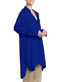 Silk Georgette Tunic Blouse