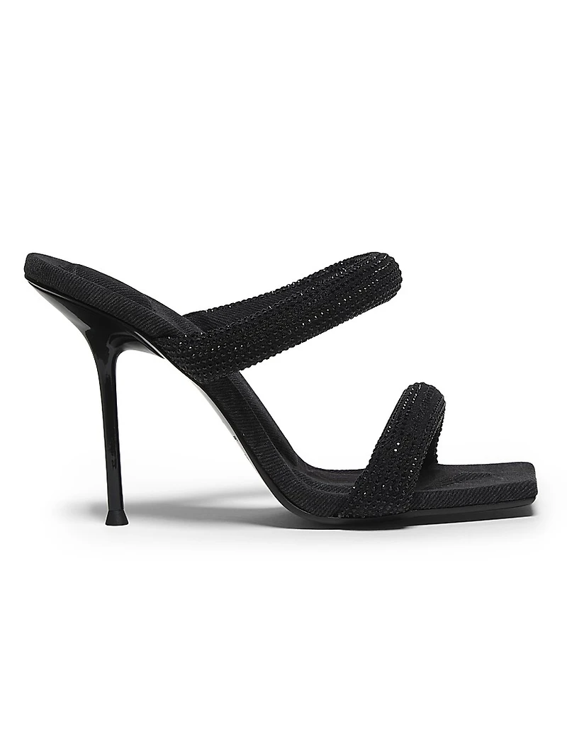 Julie Tubular 105MM Crystal-Embellished Sandals