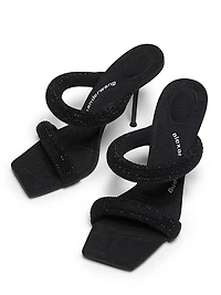 Julie Tubular 105MM Crystal-Embellished Sandals