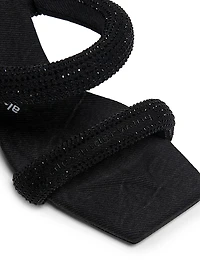 Julie Tubular 105MM Crystal-Embellished Sandals