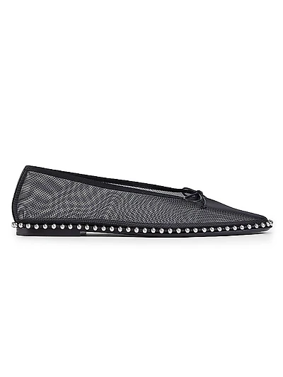 Lina Ballchain Mesh Flats