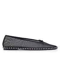 Lina Ballchain Mesh Flats