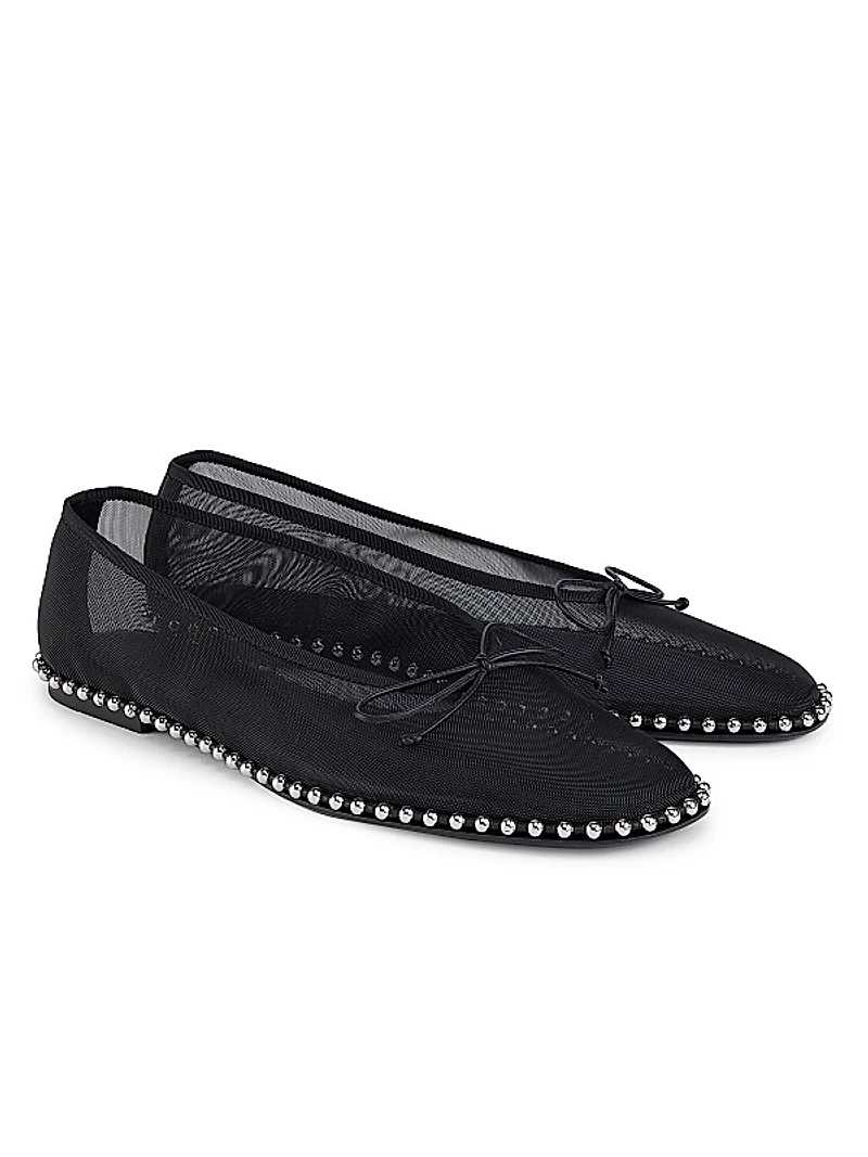 Lina Ballchain Mesh Flats