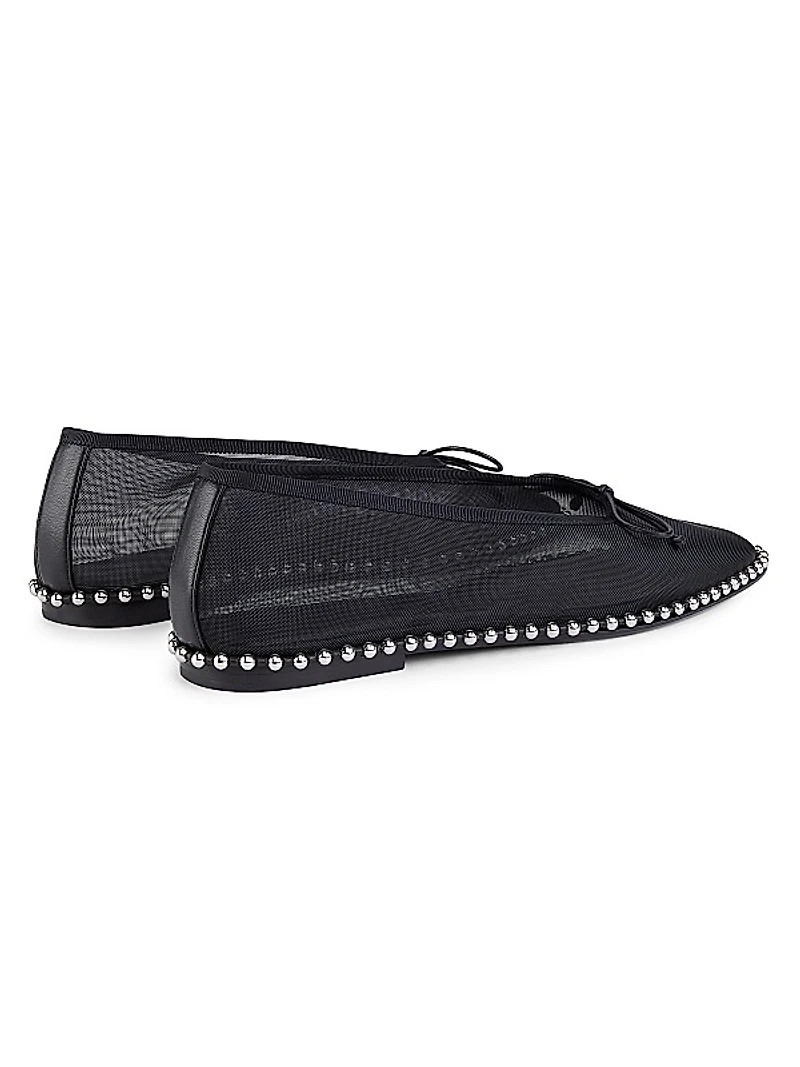 Lina Ballchain Mesh Flats