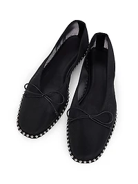 Lina Ballchain Mesh Flats