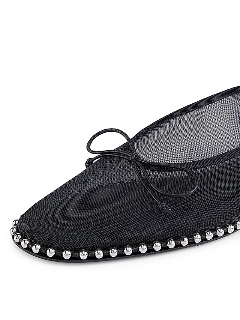 Lina Ballchain Mesh Flats