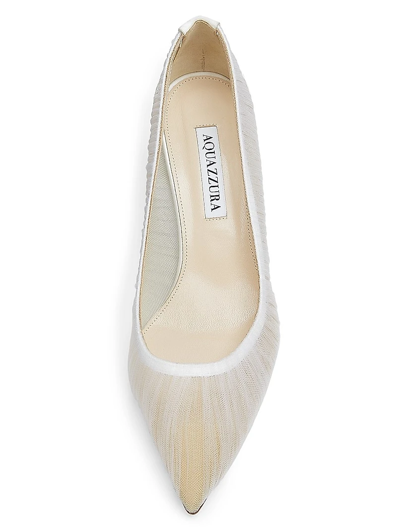 Voile 65MM Tulle & Satin Pumps