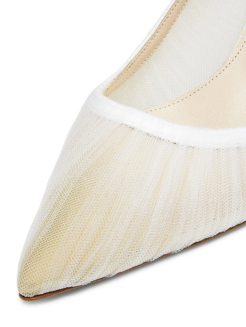 Voile 65MM Tulle & Satin Pumps