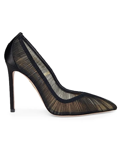 Voile 105MM Satin & Tulle Pumps