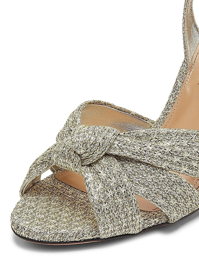 Nina 85MM Knotted Sandals