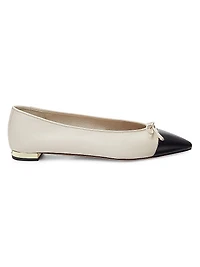 Gioia Colorblocked Leather Flats