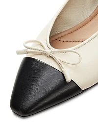 Gioia Colorblocked Leather Flats
