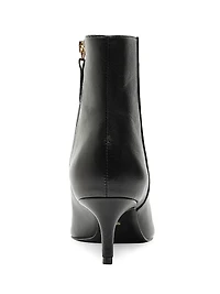 Mikki Mid 65MM Leather Stiletto Booties