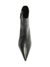 Mikki Mid 65MM Leather Stiletto Booties