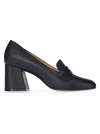 Nessa Block Heel Loafers