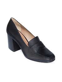 Nessa Block Heel Loafers