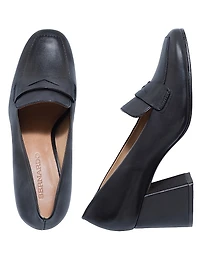 Nessa Block Heel Loafers
